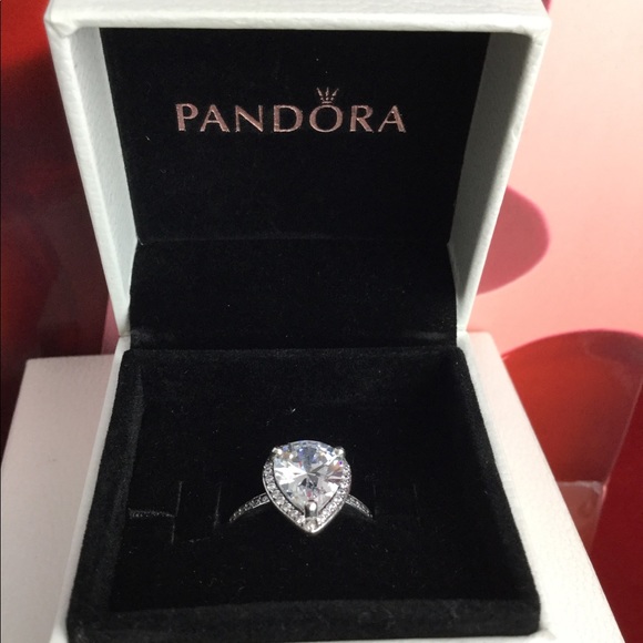 Pandora teardrop ring size 7 ✨💍✨💍✨ - Picture 4 of 7